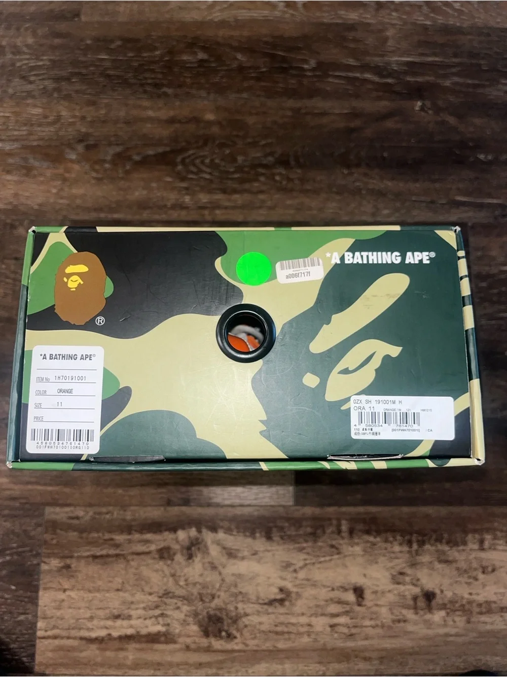 A Bathing Ape Bapesta Orange